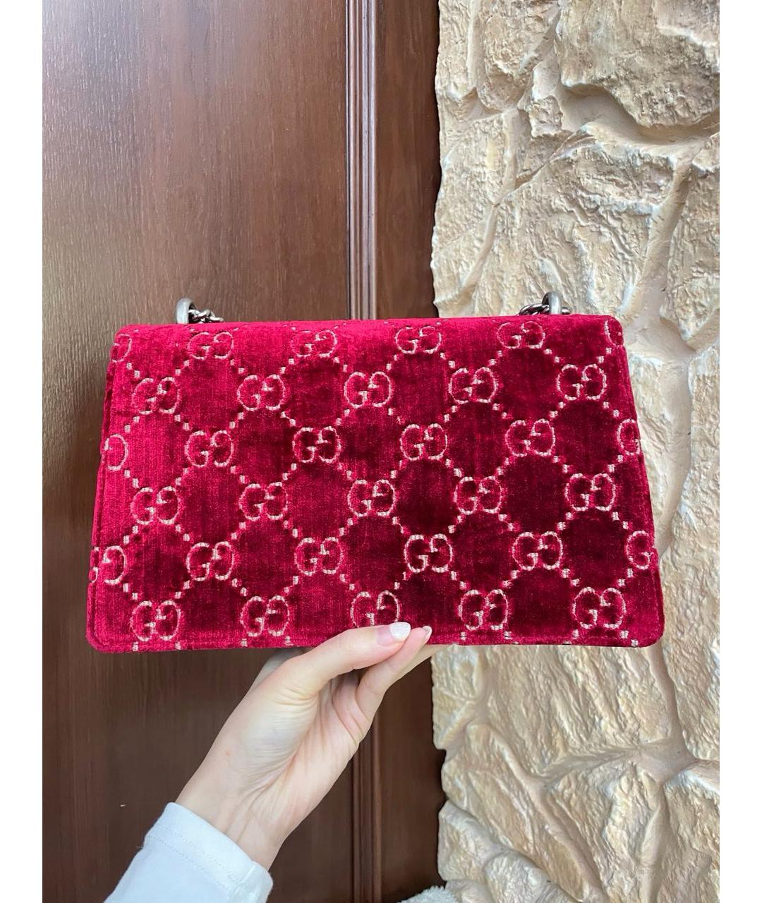 GUCCI Красная сумка через плечо, фото 3