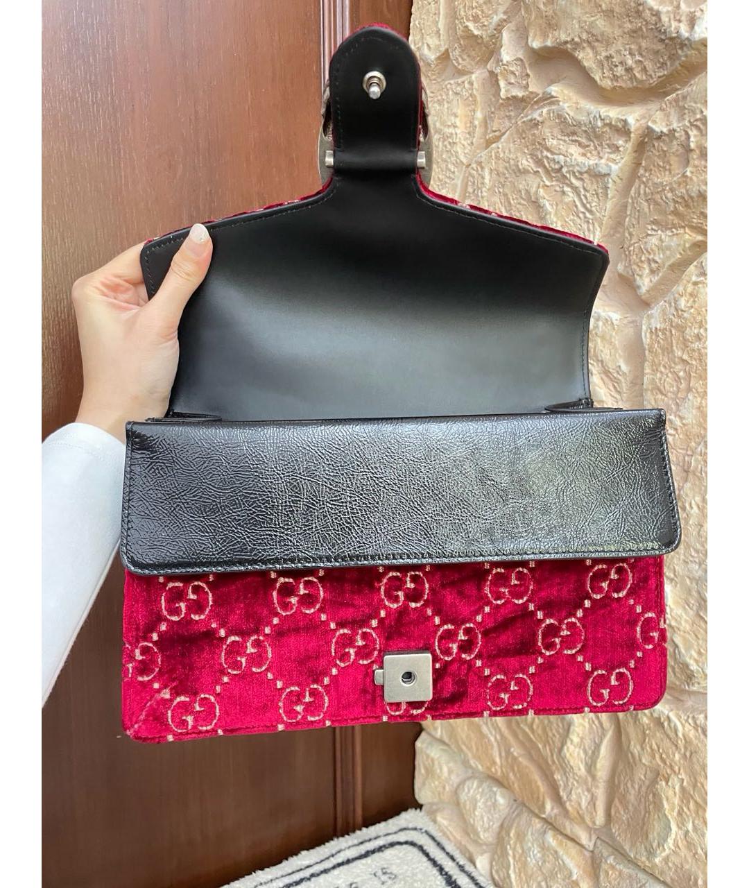 GUCCI Красная сумка через плечо, фото 6