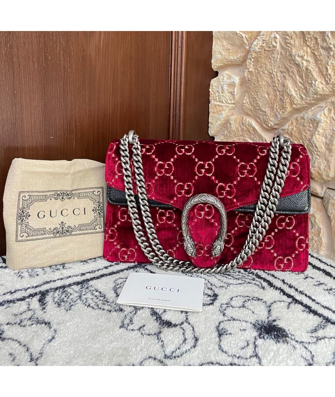 GUCCI Красная сумка через плечо, фото 8