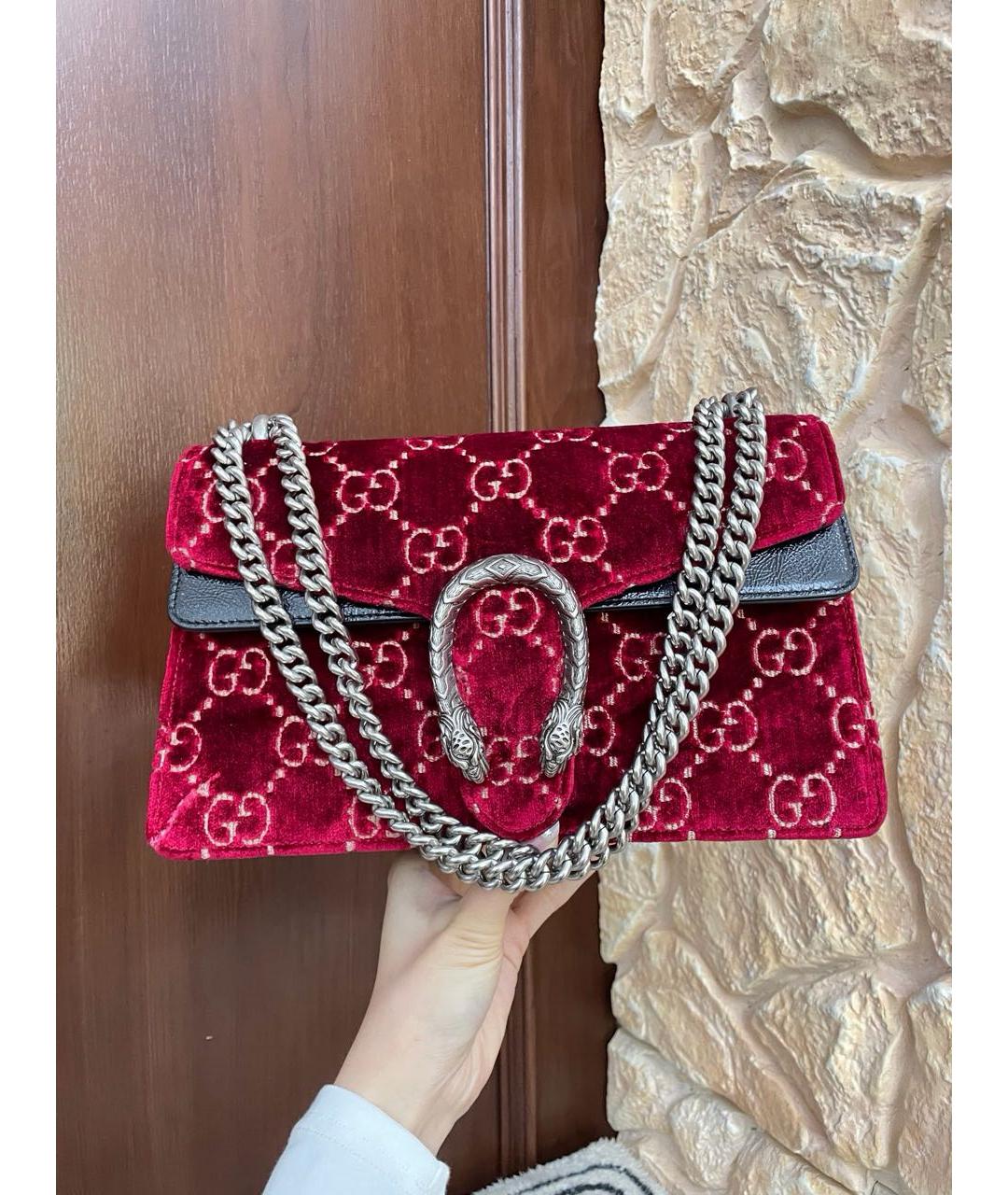 GUCCI Красная сумка через плечо, фото 2