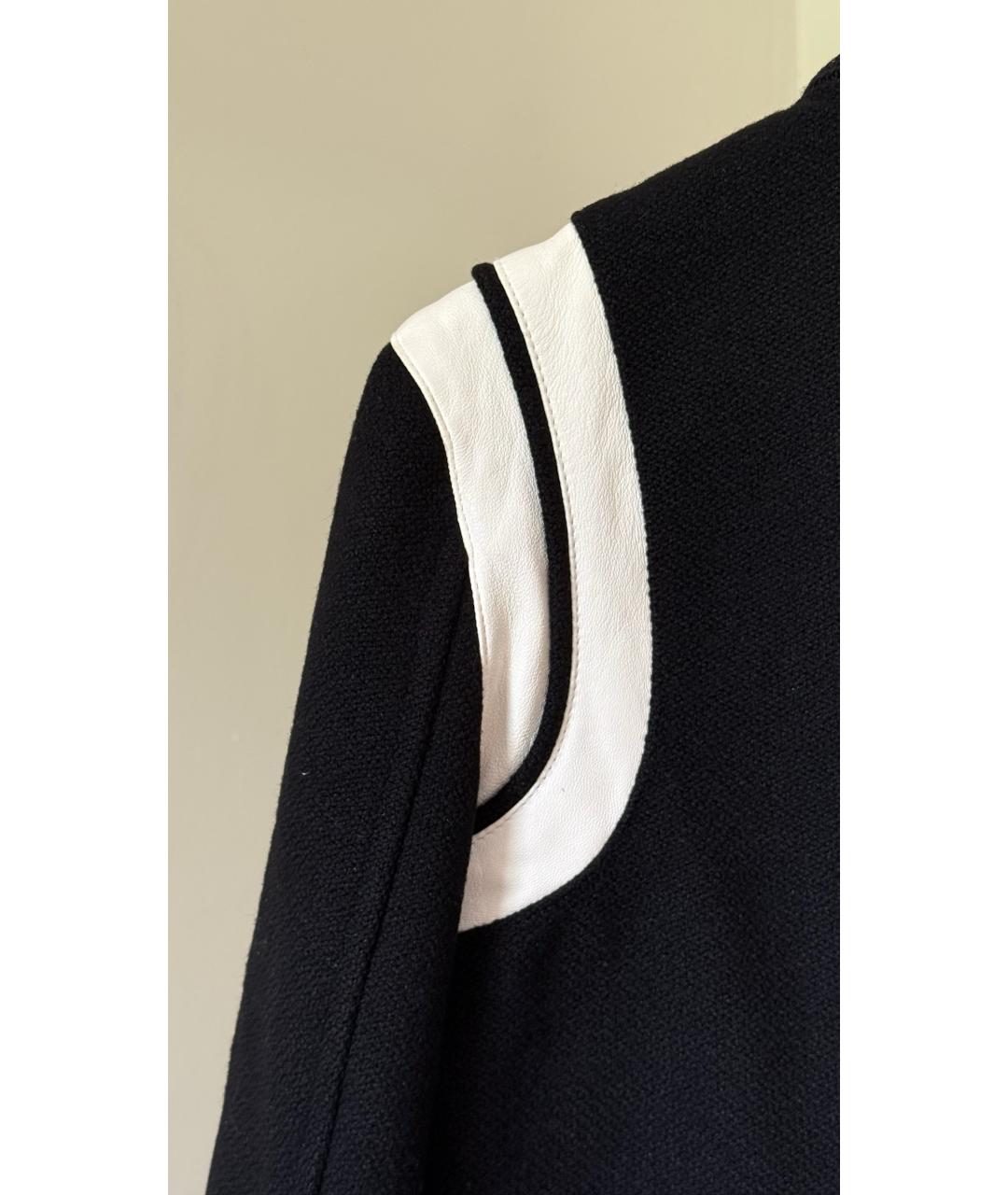 SAINT LAURENT Черная шерстяная куртка, фото 4
