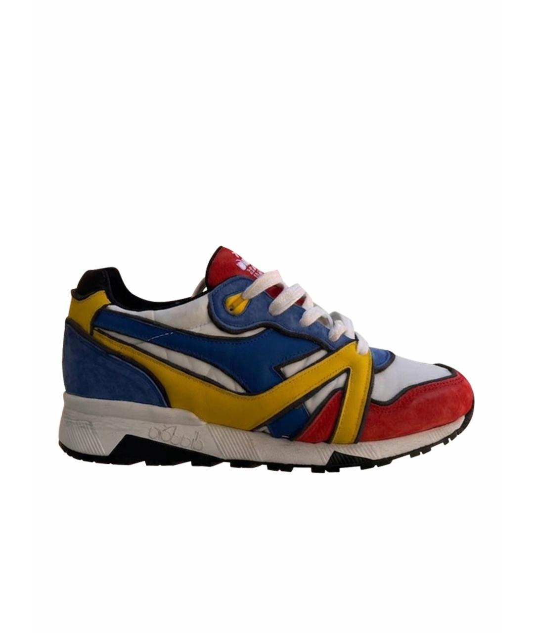 DIADORA HERITAGE Красные синтетические низкие кроссовки / кеды, фото 1