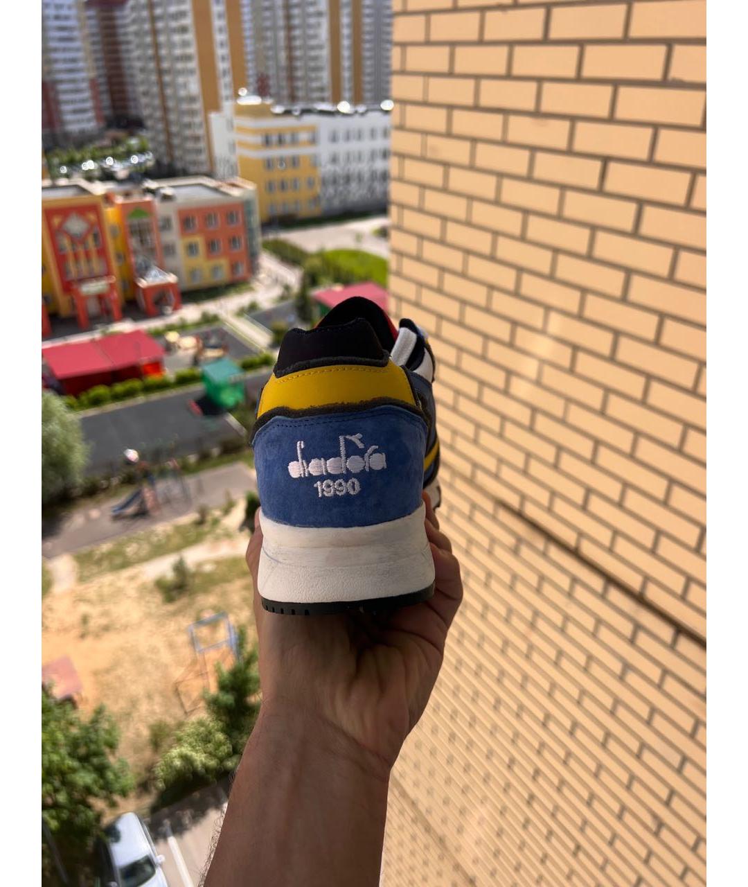 DIADORA HERITAGE Красные синтетические низкие кроссовки / кеды, фото 2