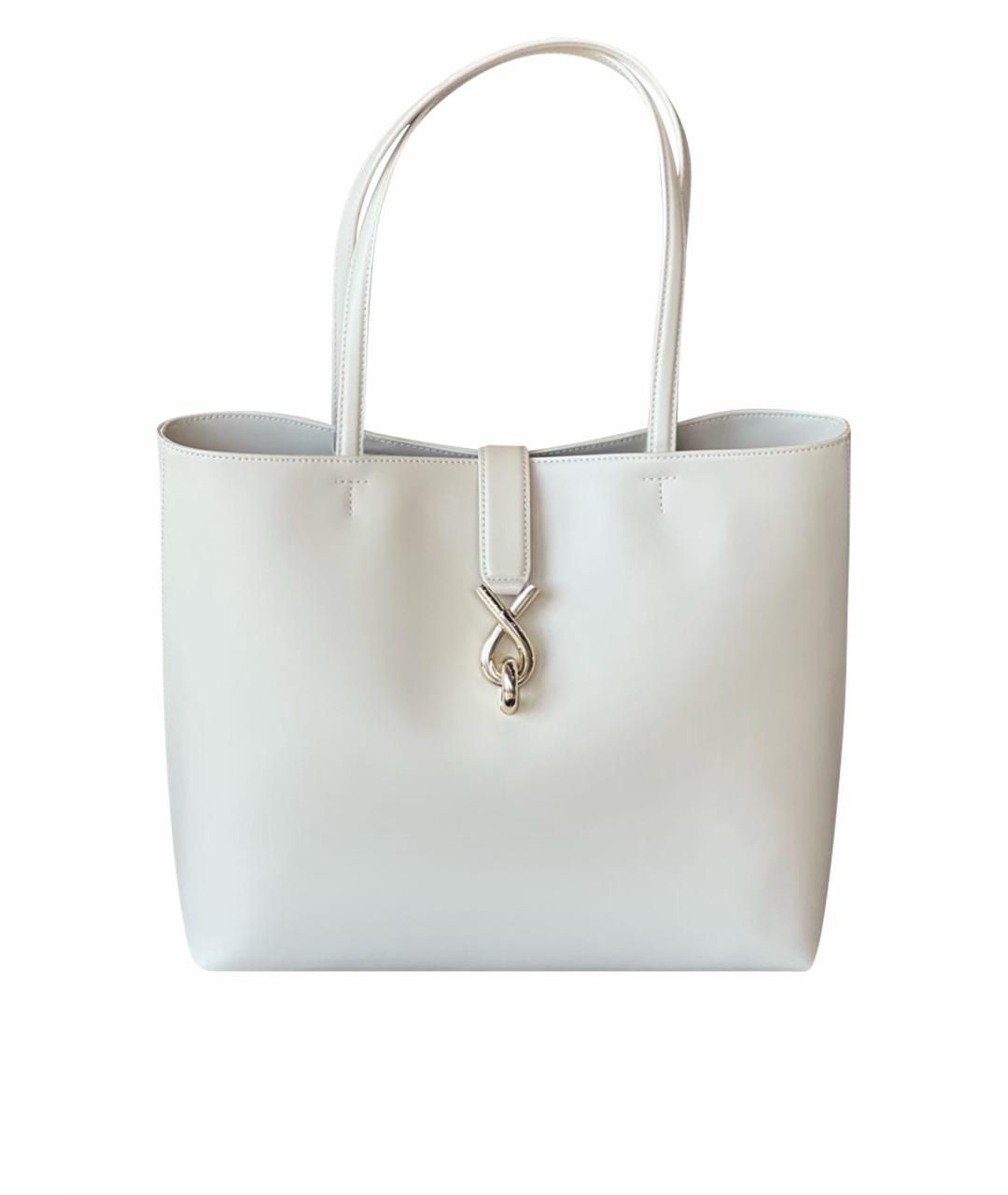 FURLA Бежевая кожаная сумка через плечо, фото 1