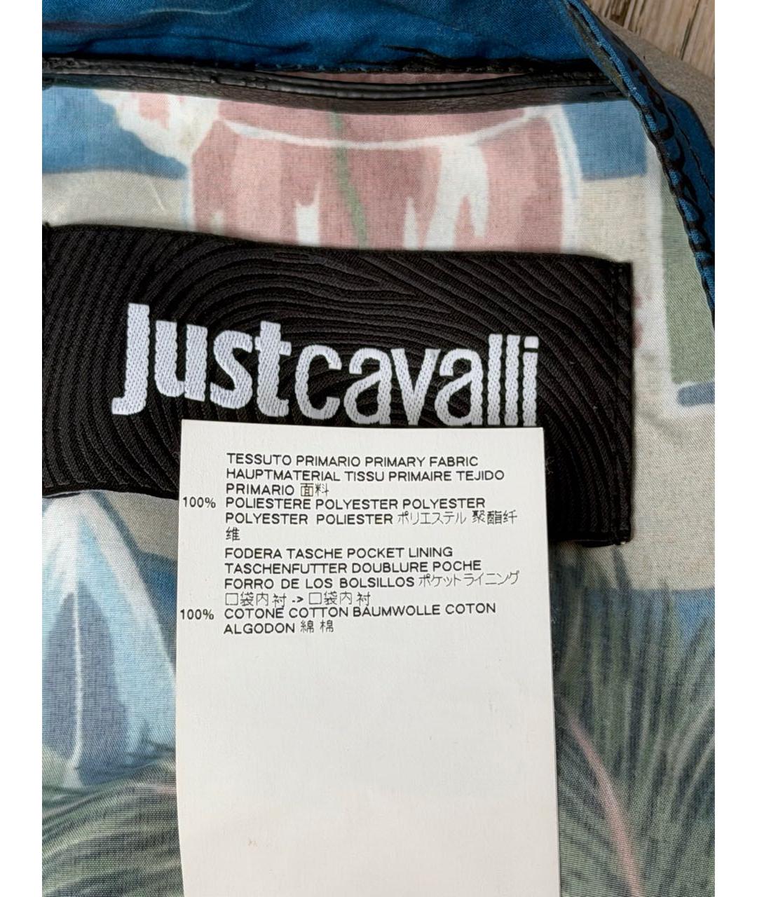 JUST CAVALLI Мульти полиэстеровая куртка, фото 6