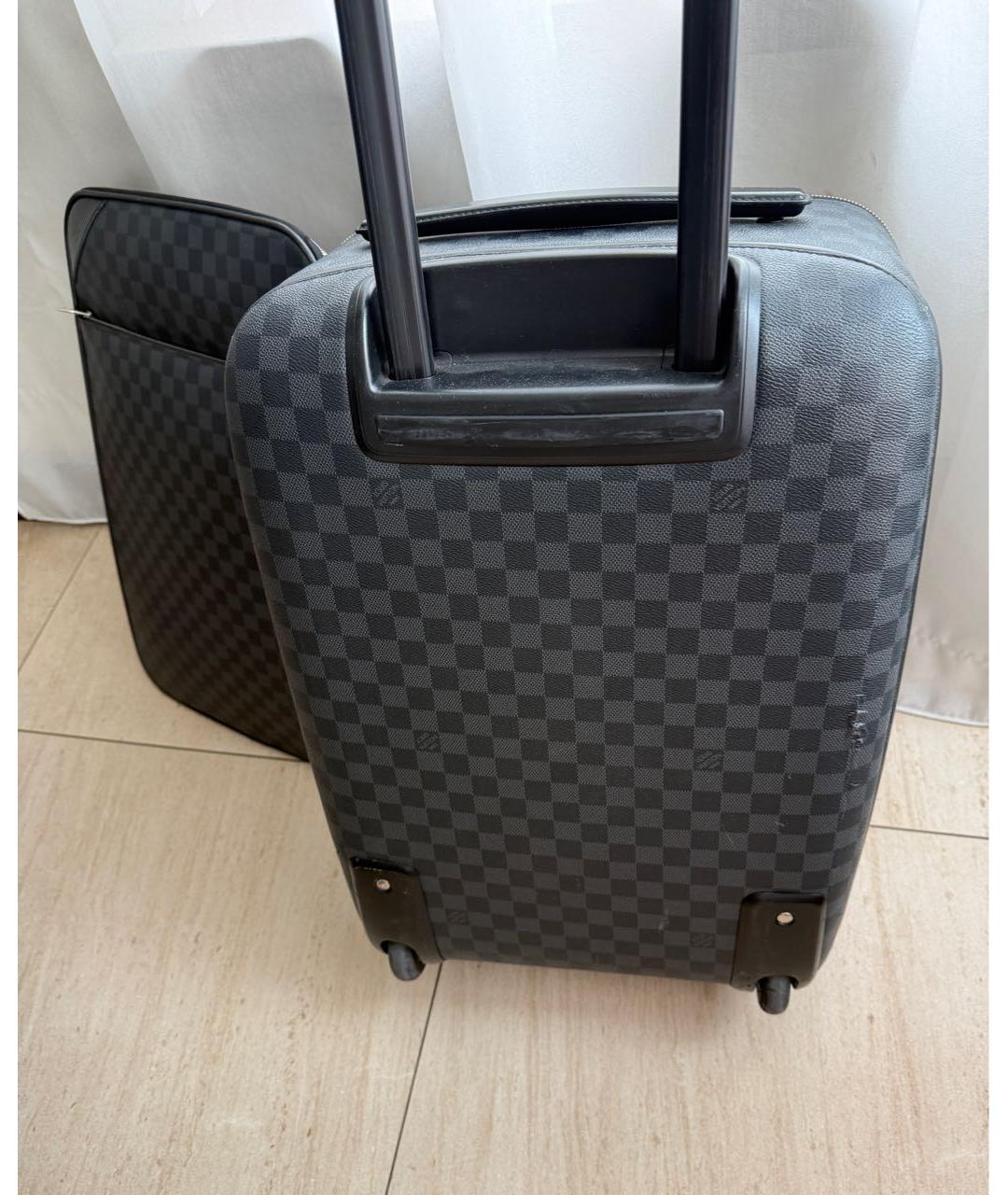 LOUIS VUITTON Темно-синий чемодан, фото 2