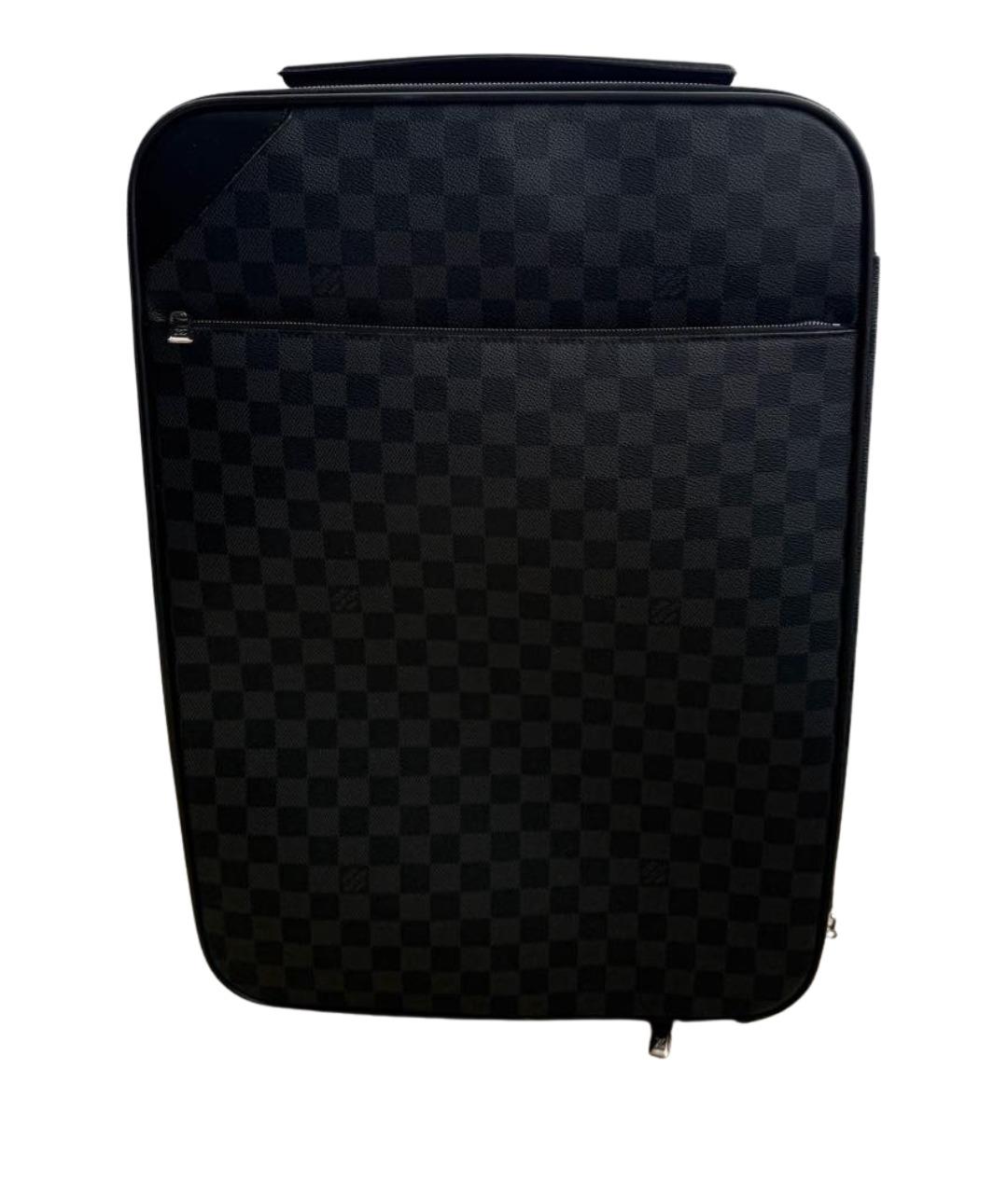 LOUIS VUITTON Темно-синий чемодан, фото 1