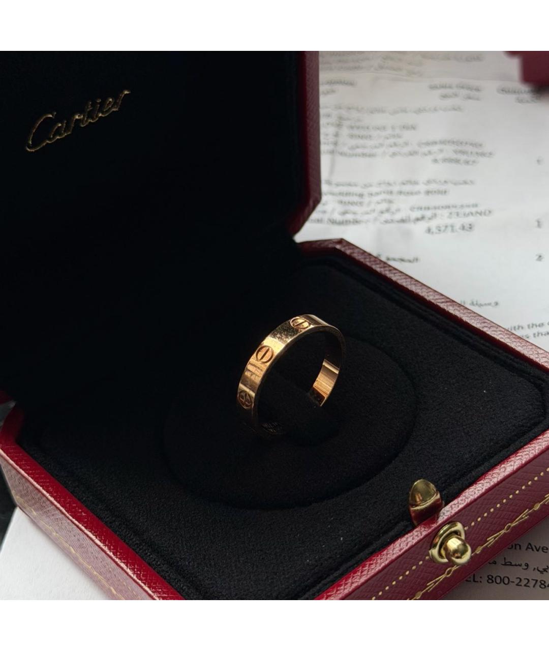 CARTIER Золотое кольцо из розового золота, фото 9