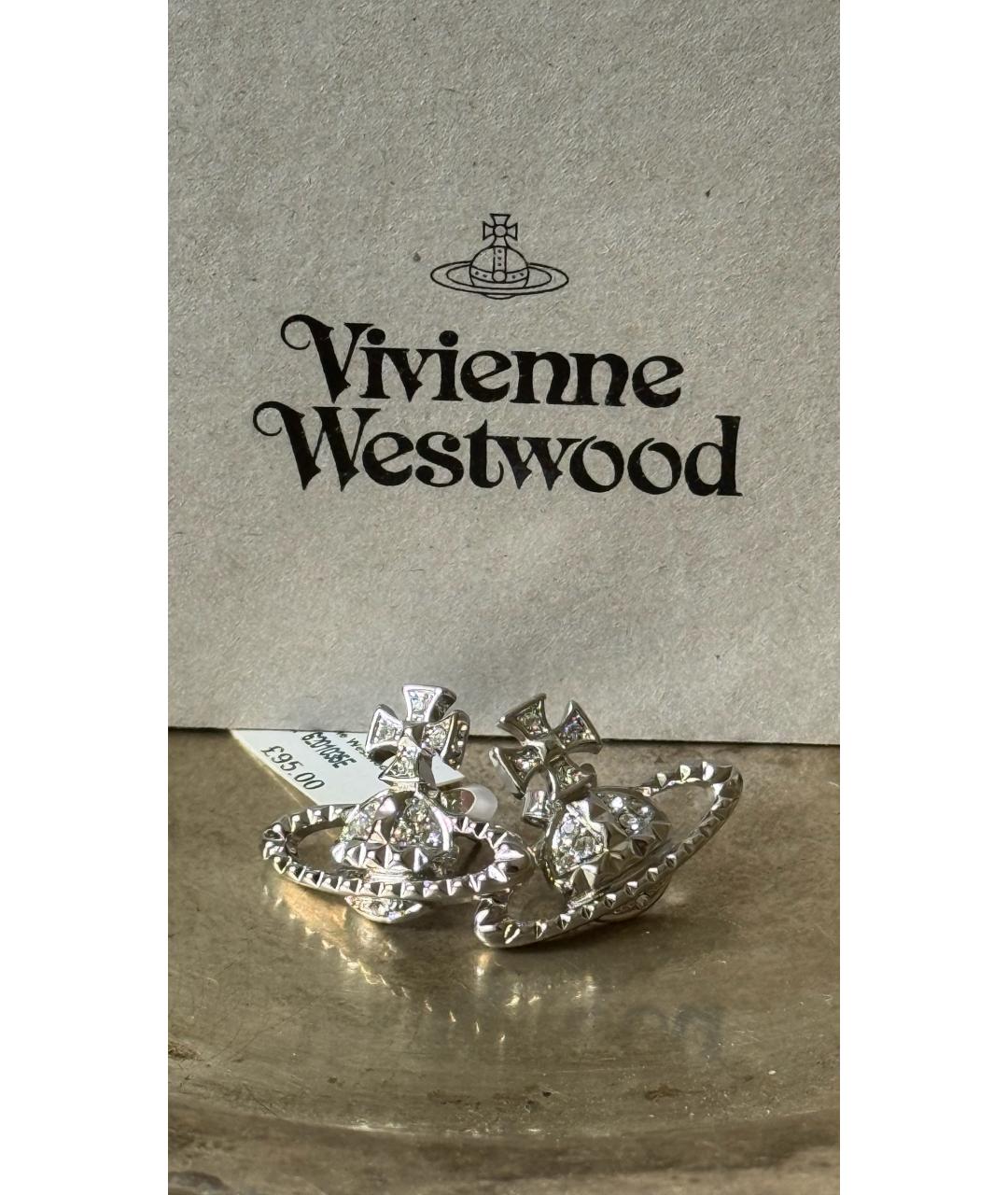 VIVIENNE WESTWOOD Серебряные серьги, фото 4