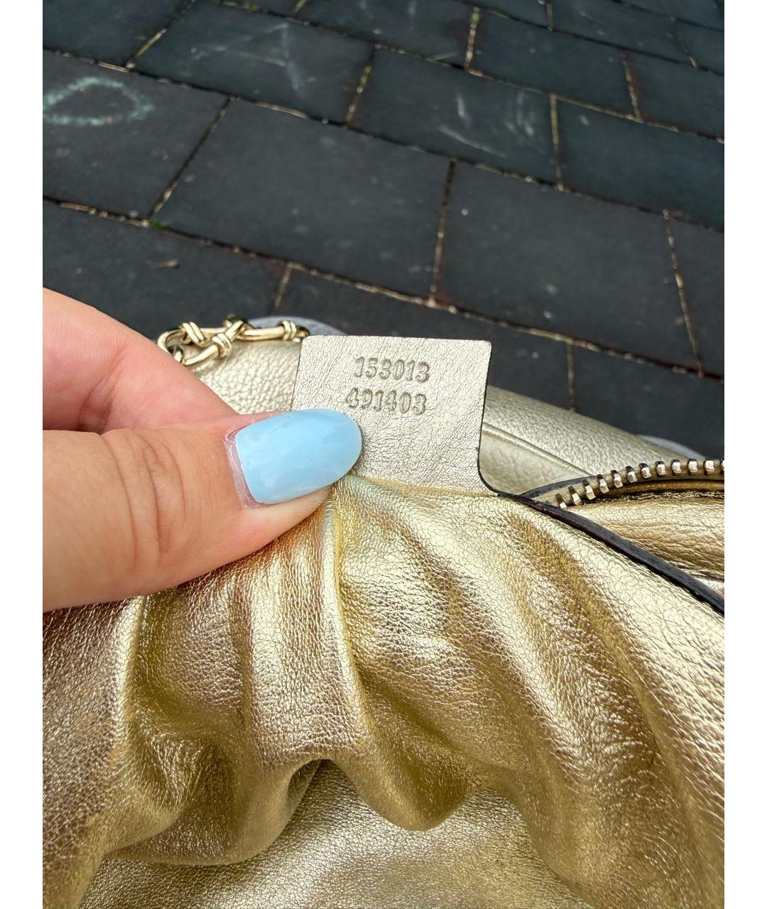 GUCCI Белая кожаная сумка тоут, фото 4