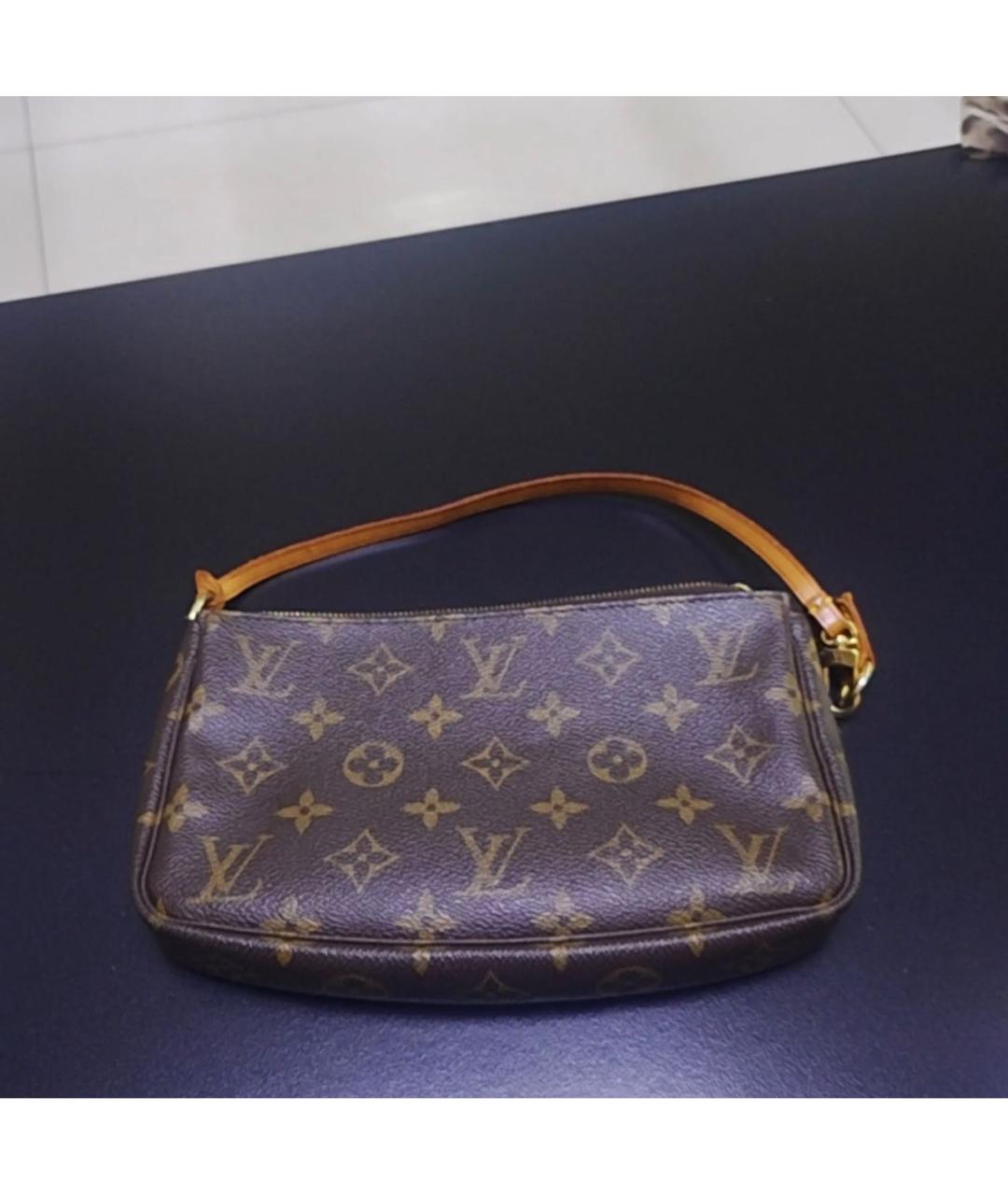 LOUIS VUITTON Коричневая сумка с короткими ручками, фото 2