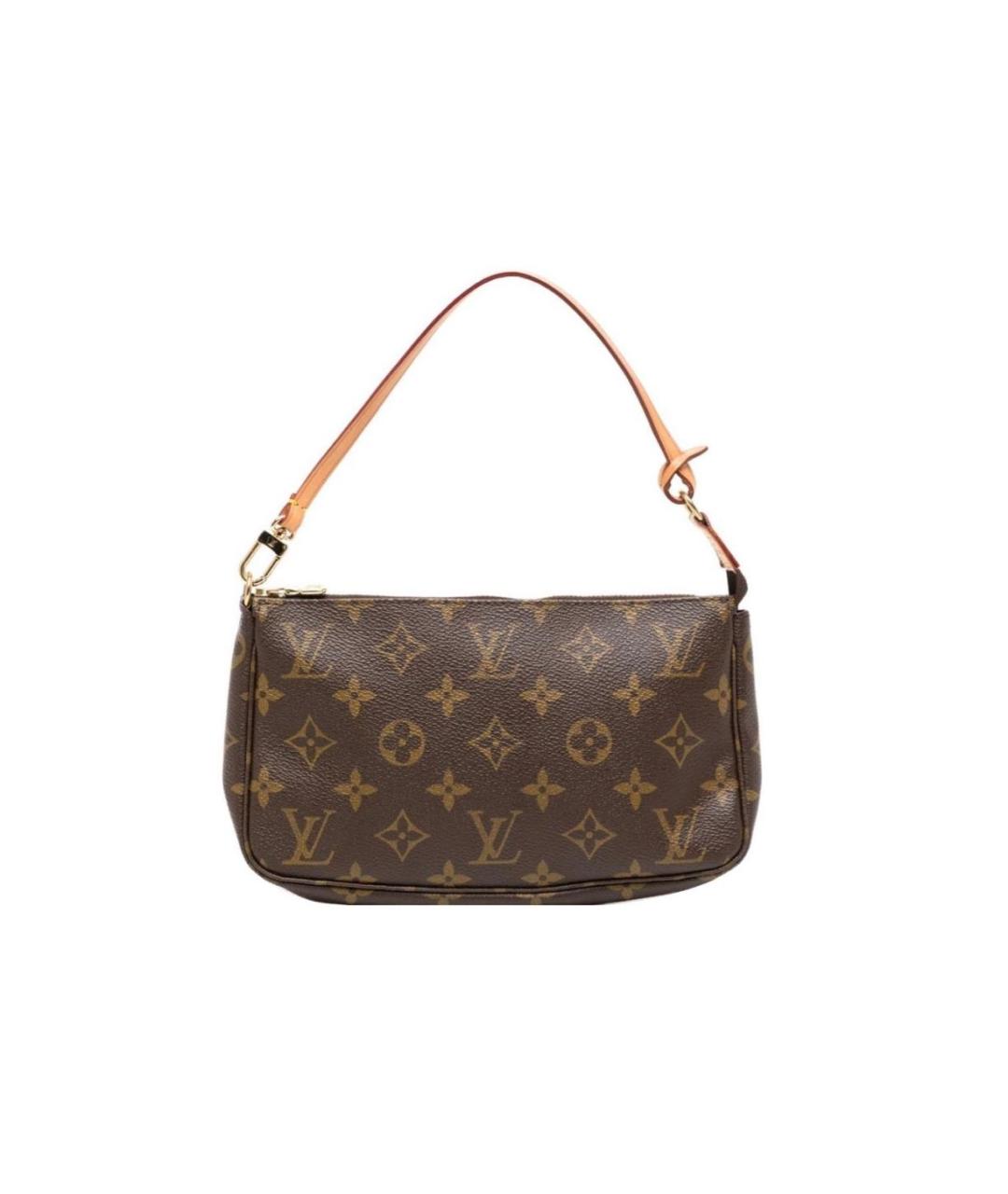 LOUIS VUITTON Коричневая сумка с короткими ручками, фото 9