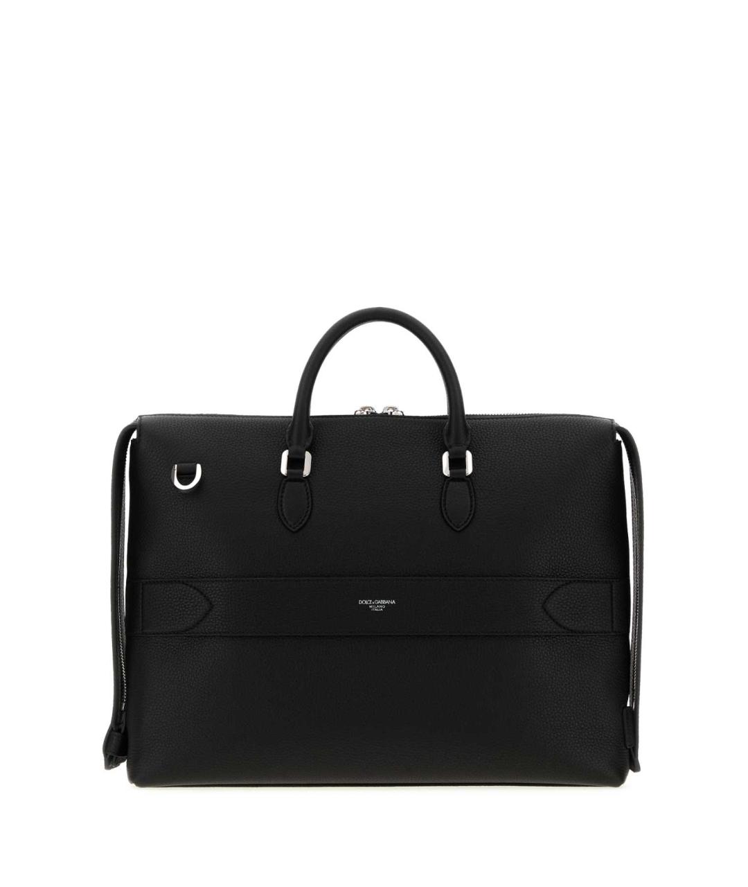 DOLCE&GABBANA Черный синтетический портфель, фото 1