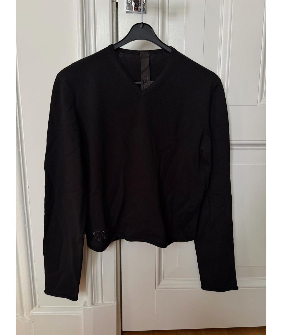 CHROME HEARTS Черный кашемировый джемпер / свитер, фото 6