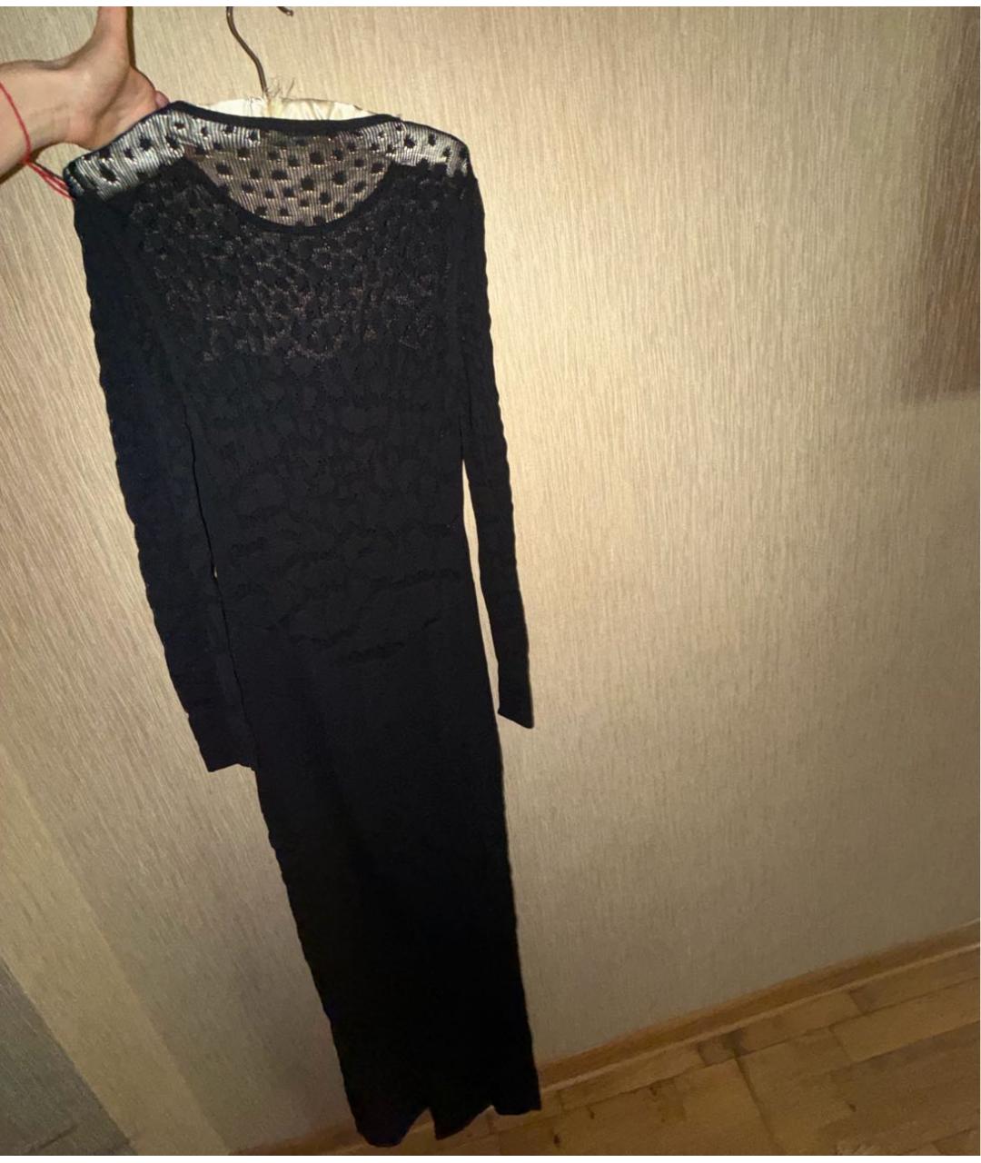 ROBERTO CAVALLI Черное вечернее платье, фото 2