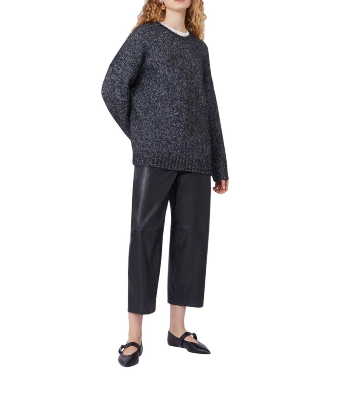 WEEKEND MAX MARA Черный шерстяной джемпер / свитер, фото 2