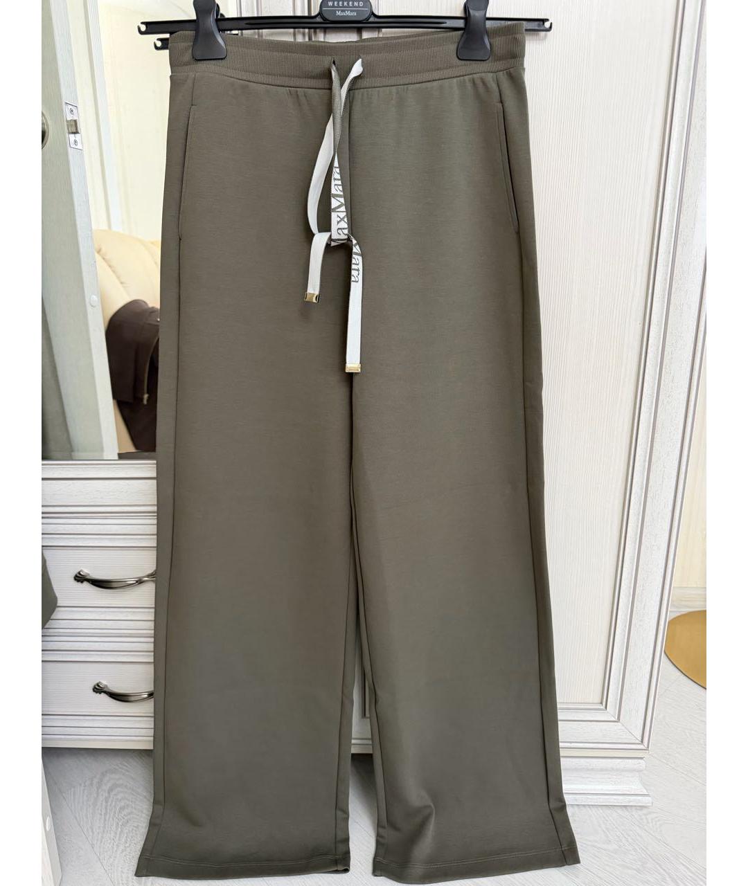 'S MAX MARA Хаки хлопковый спортивные костюмы, фото 2