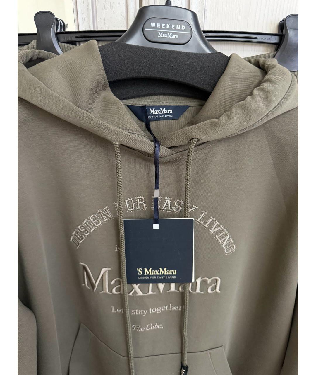 'S MAX MARA Хаки хлопковый спортивные костюмы, фото 5