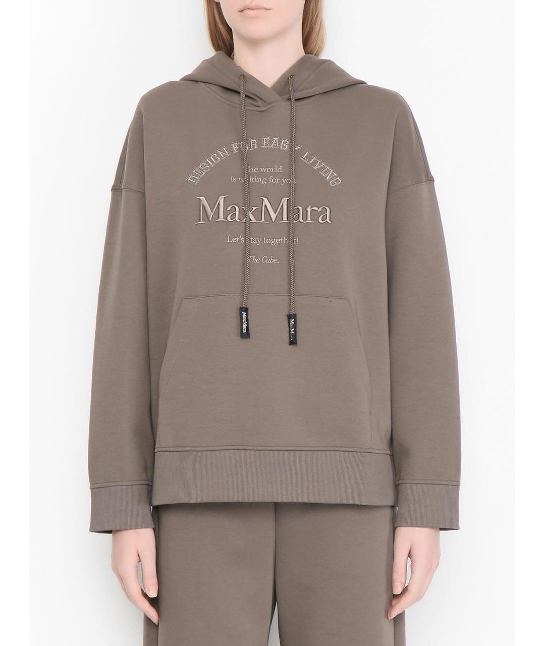 'S MAX MARA Хаки хлопковый спортивные костюмы, фото 4