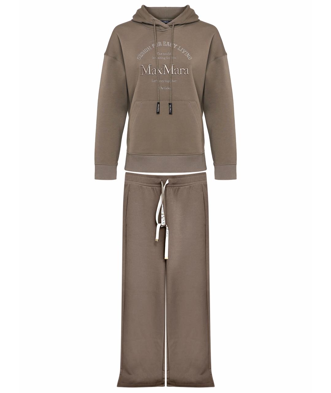 'S MAX MARA Хаки хлопковый спортивные костюмы, фото 1