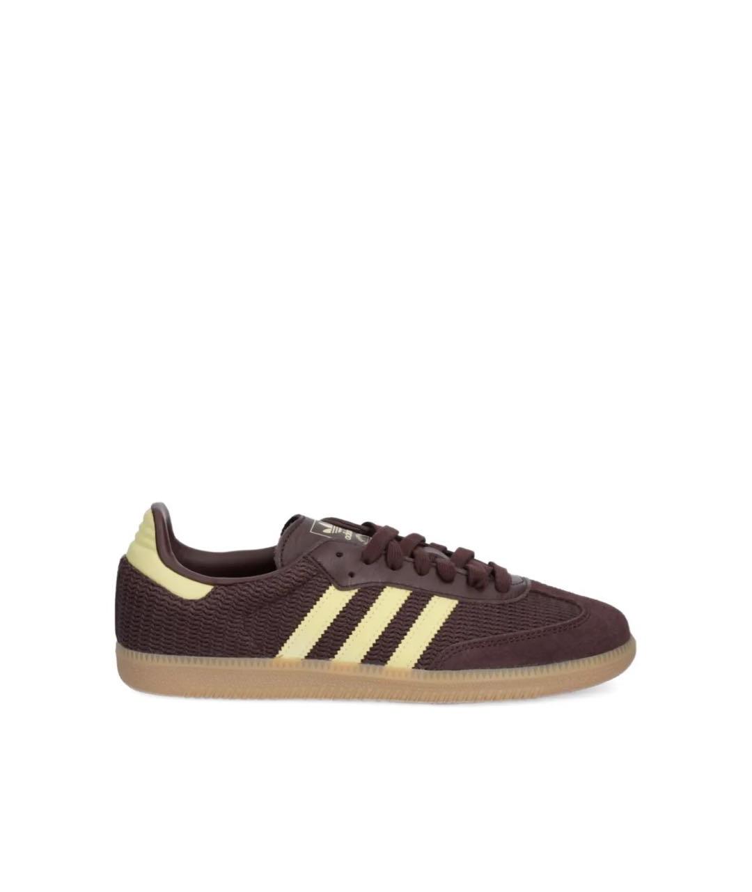 ADIDAS Коричневые текстильные кеды, фото 7