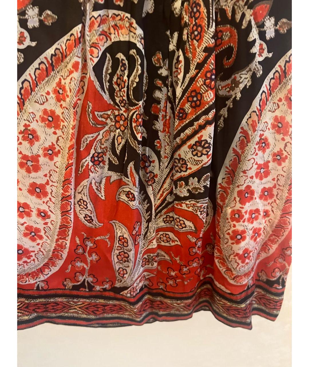 ISABEL MARANT ETOILE Красное вискозное повседневное платье, фото 4