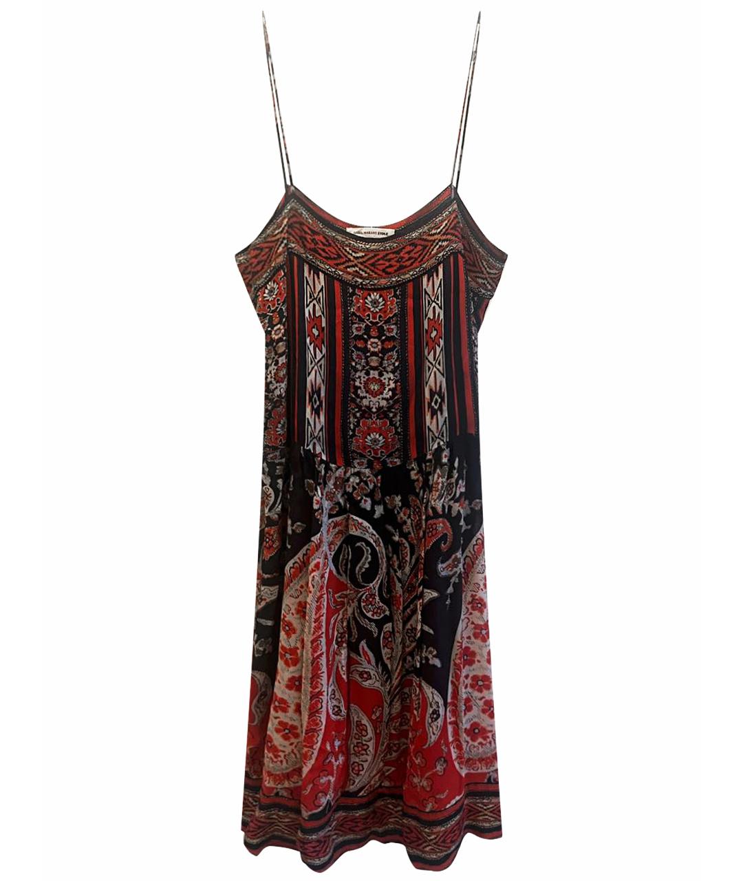 ISABEL MARANT ETOILE Красное вискозное повседневное платье, фото 1