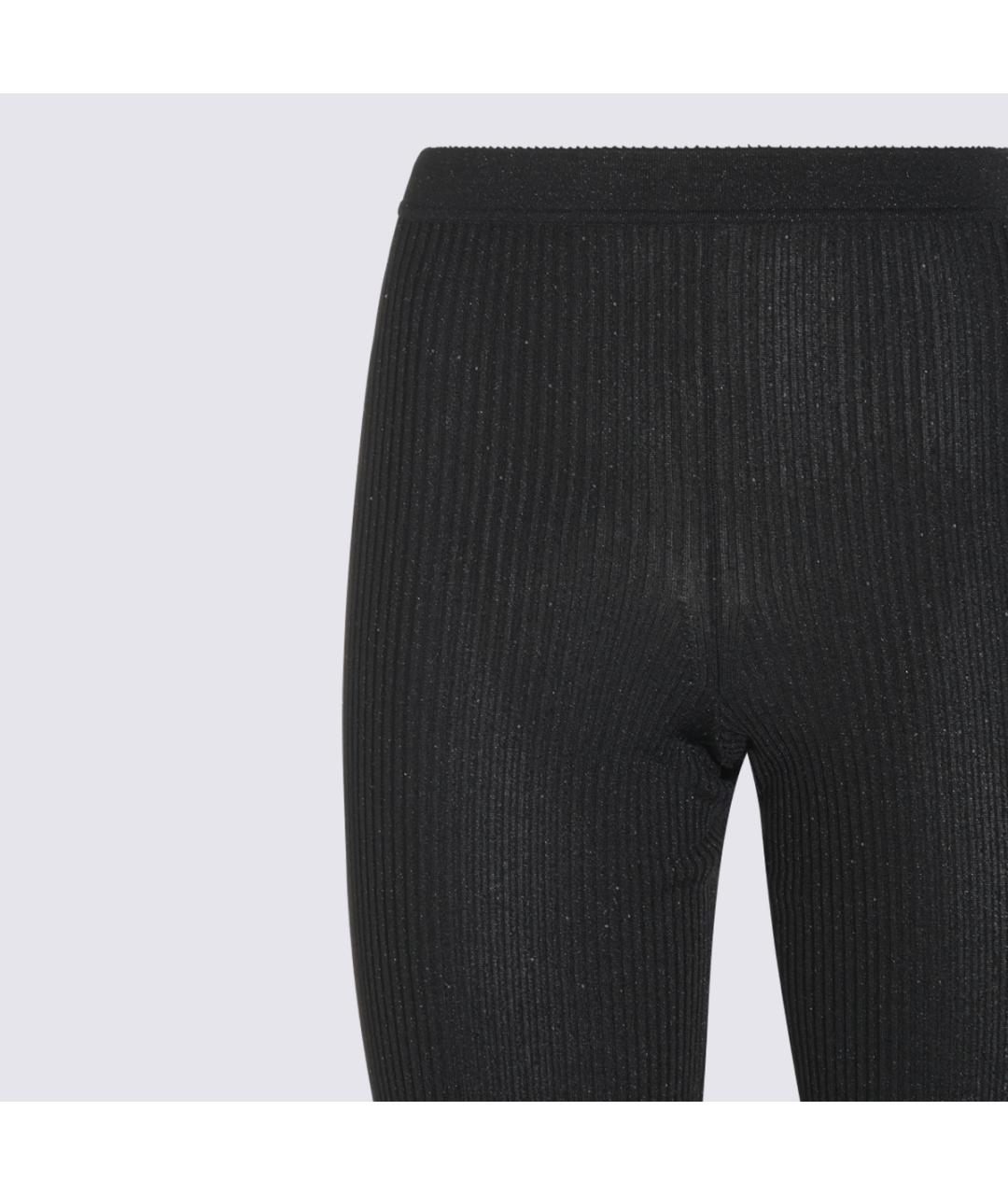 TOM FORD Черные вискозные леггинсы и велосипедки, фото 3