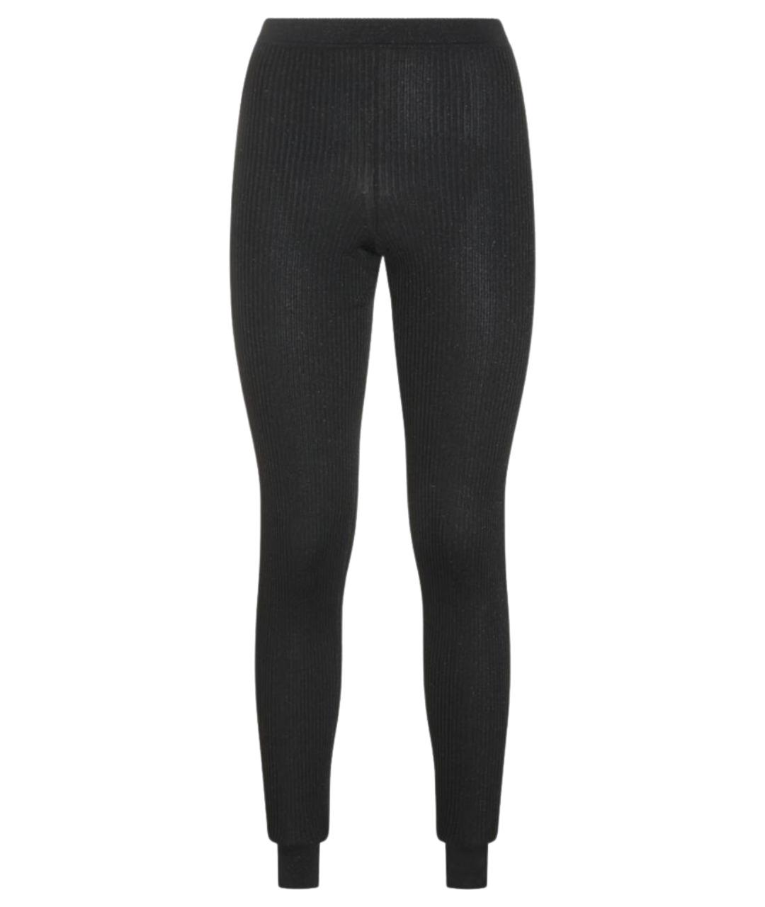 TOM FORD Черные вискозные леггинсы и велосипедки, фото 1