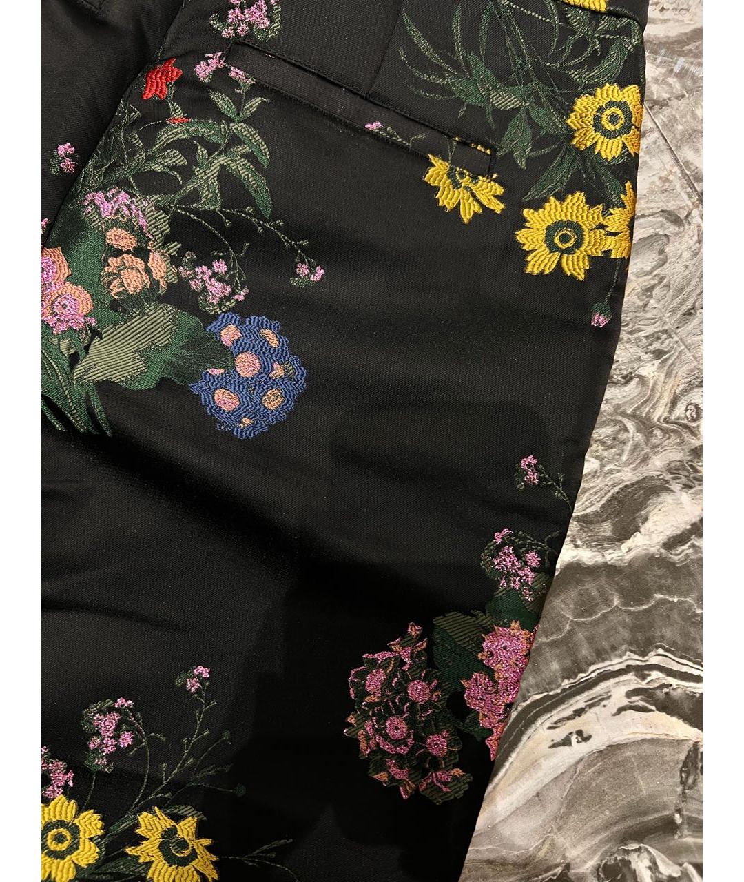 ERDEM Мульти атласные брюки широкие, фото 4