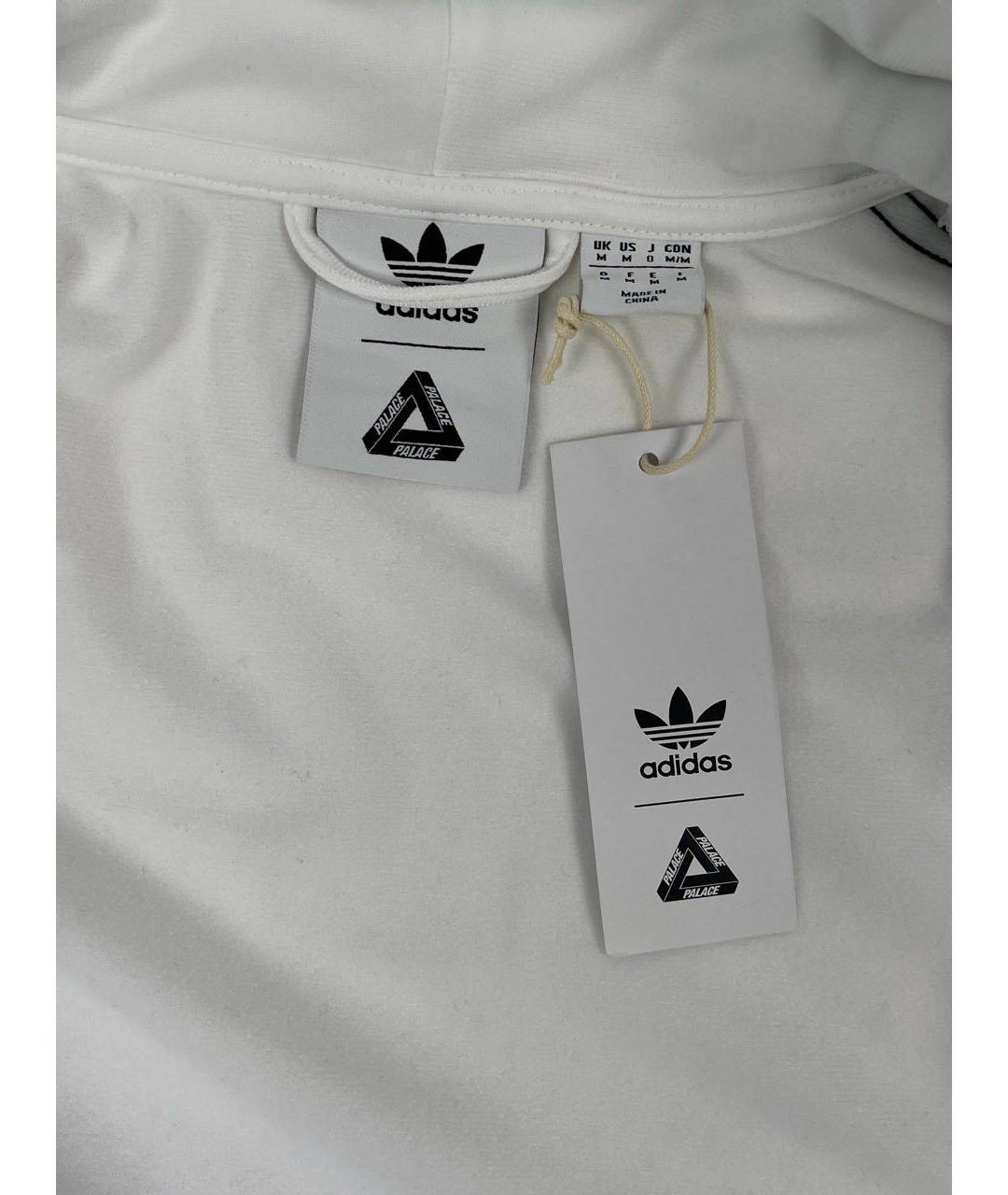 ADIDAS Белая полиэстеровая спортивная куртка, фото 4