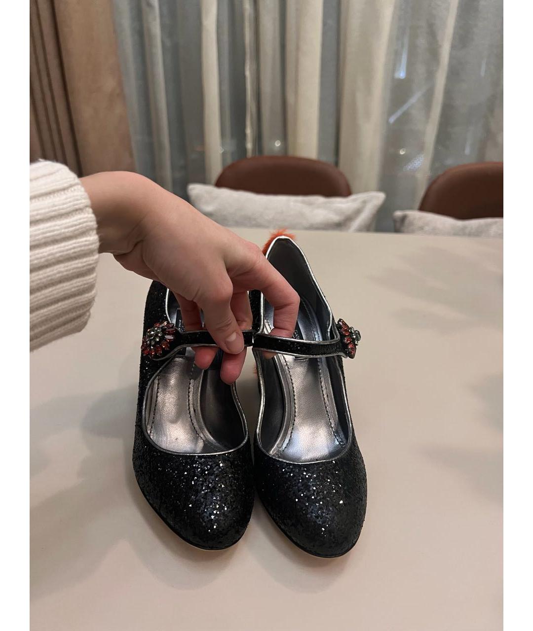 DOLCE&GABBANA Черные туфли, фото 3