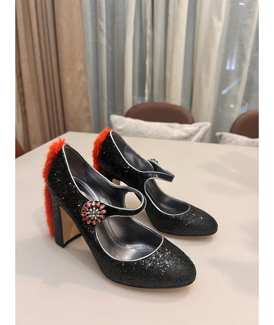 DOLCE&GABBANA Черные туфли, фото 2