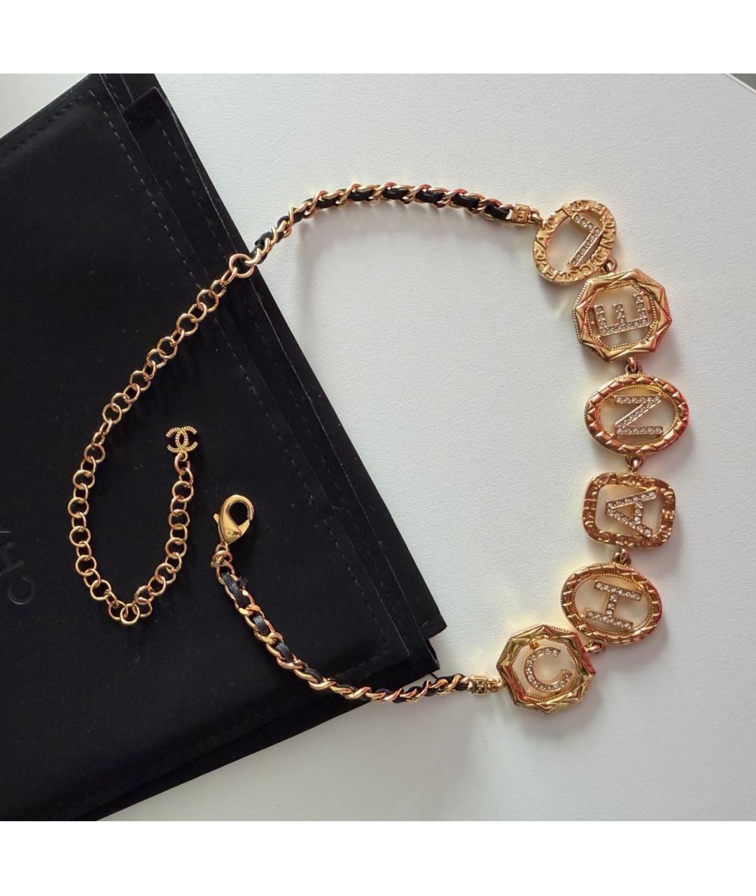 CHANEL Золотой чокер, фото 3