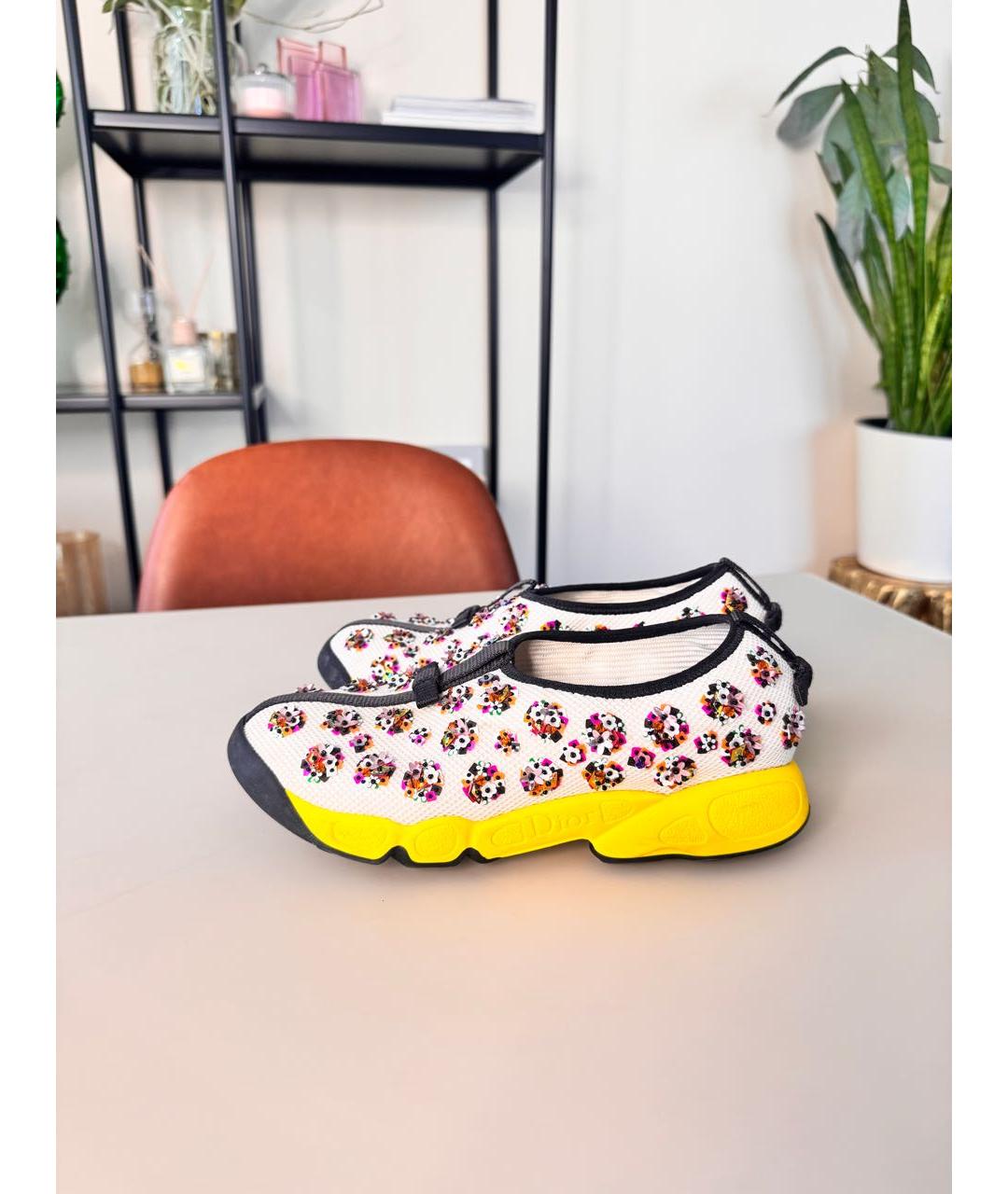 CHRISTIAN DIOR Белые кроссовки, фото 2
