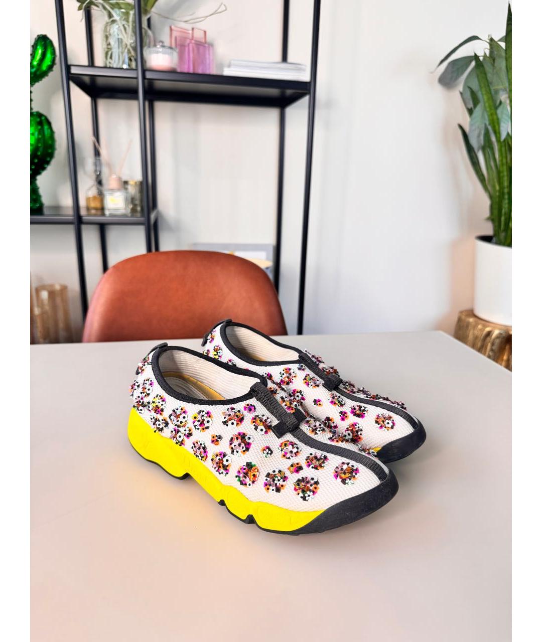 CHRISTIAN DIOR Белые кроссовки, фото 4