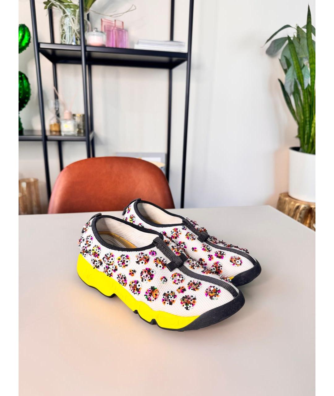 CHRISTIAN DIOR Белые кроссовки, фото 3