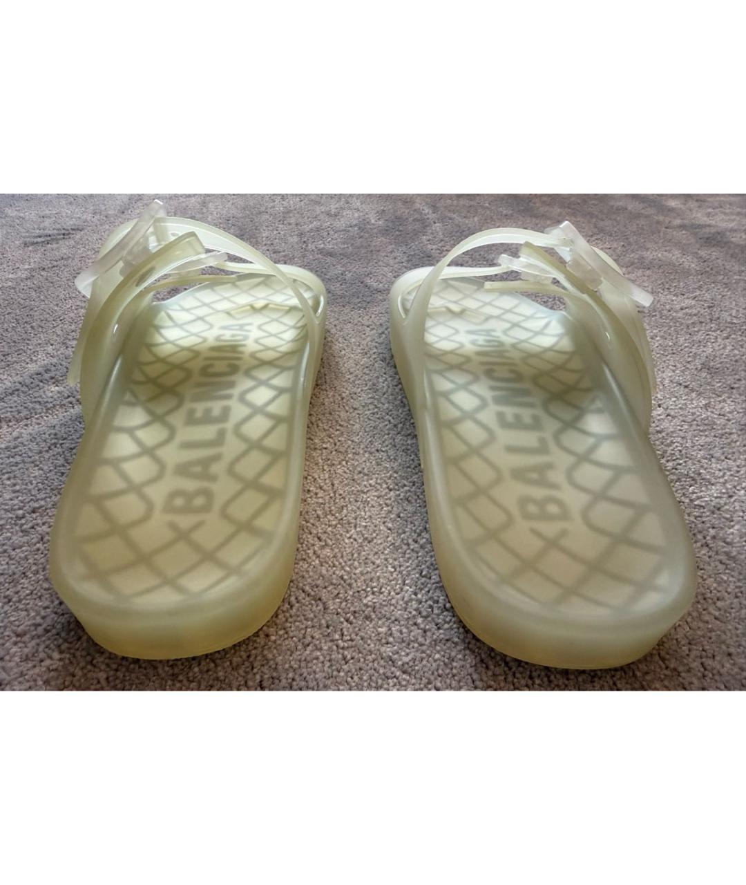 BALENCIAGA Резиновые сандалии, фото 4