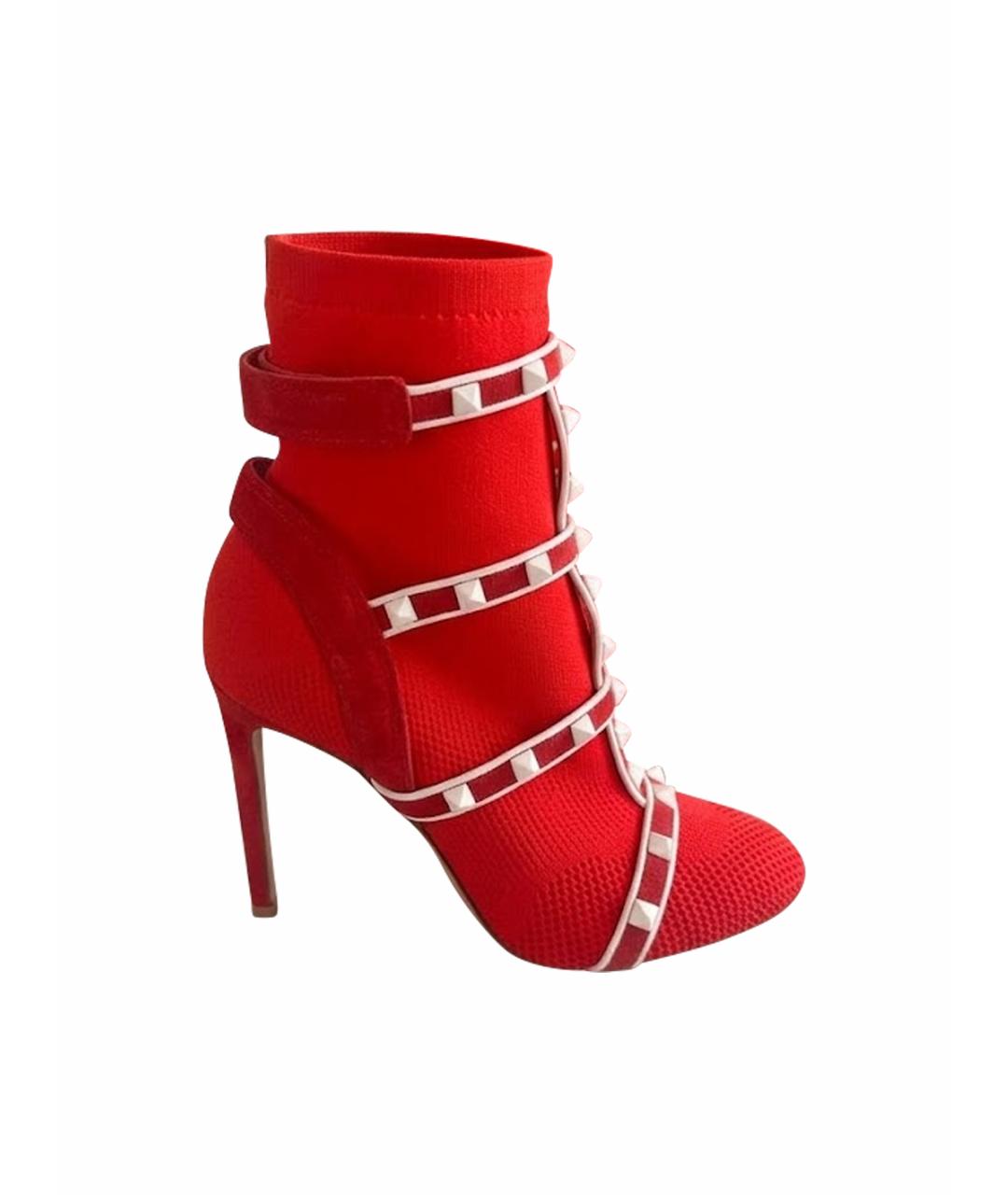 VALENTINO Красные ботильоны, фото 1
