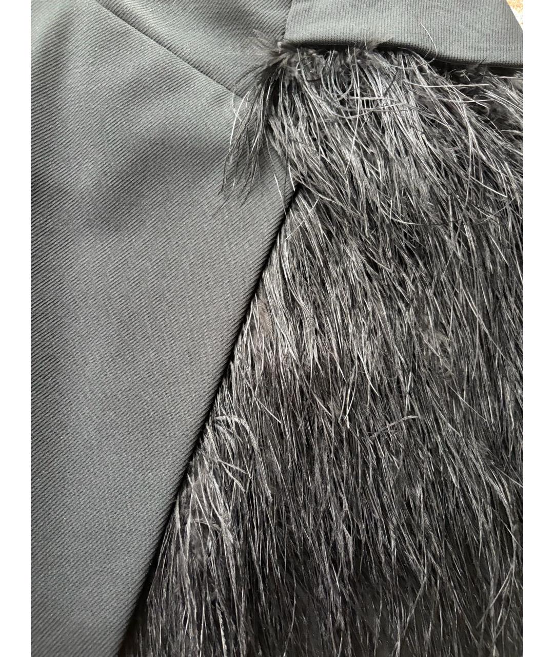 GUCCI Черная полиамидовая юбка мини, фото 4