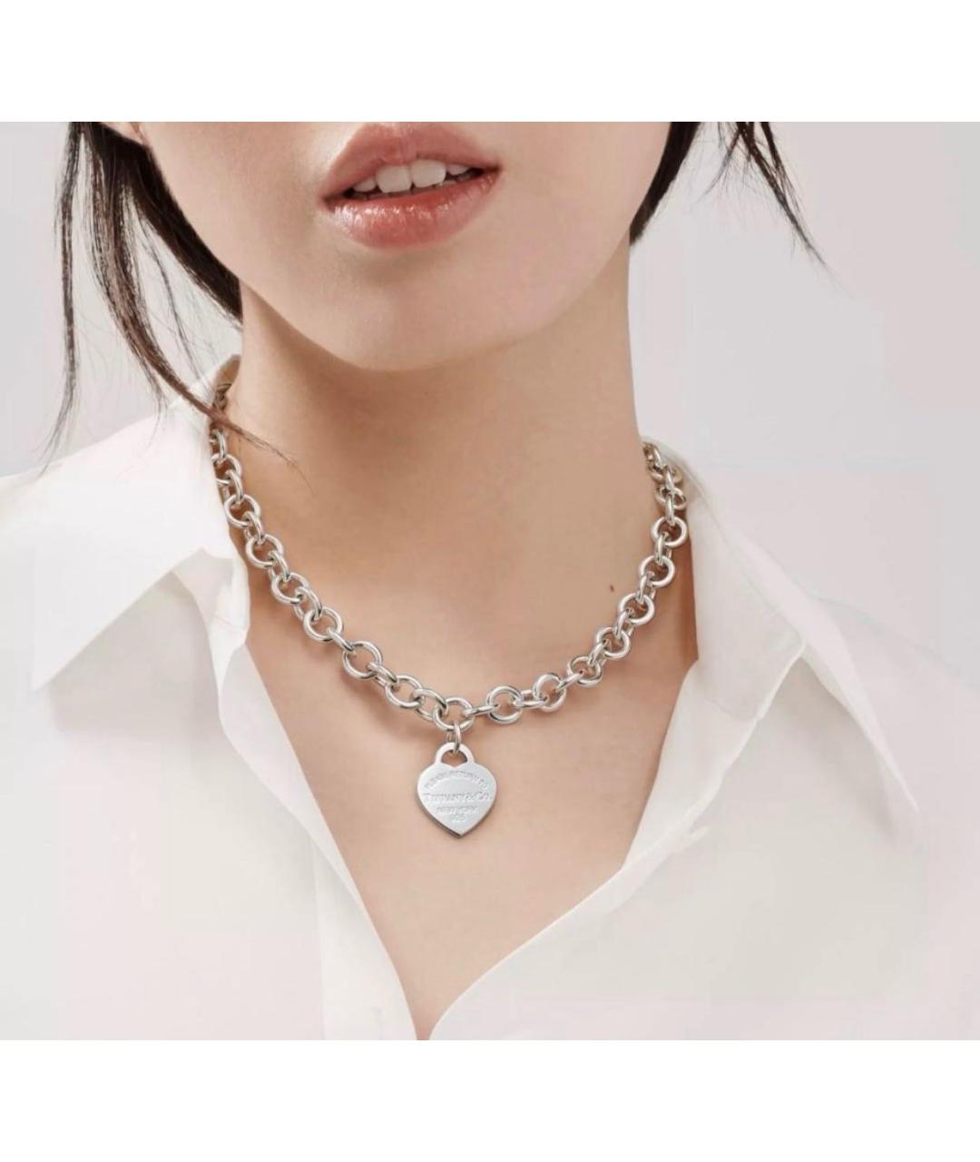 TIFFANY&CO Серебряное серебряное колье, фото 4