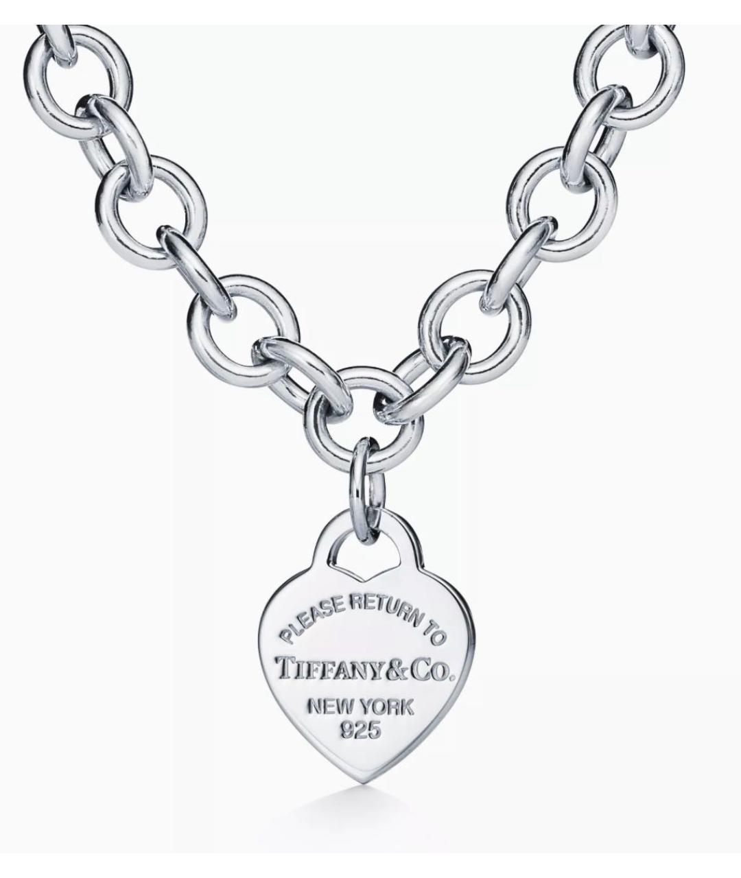 TIFFANY&CO Серебряное серебряное колье, фото 6