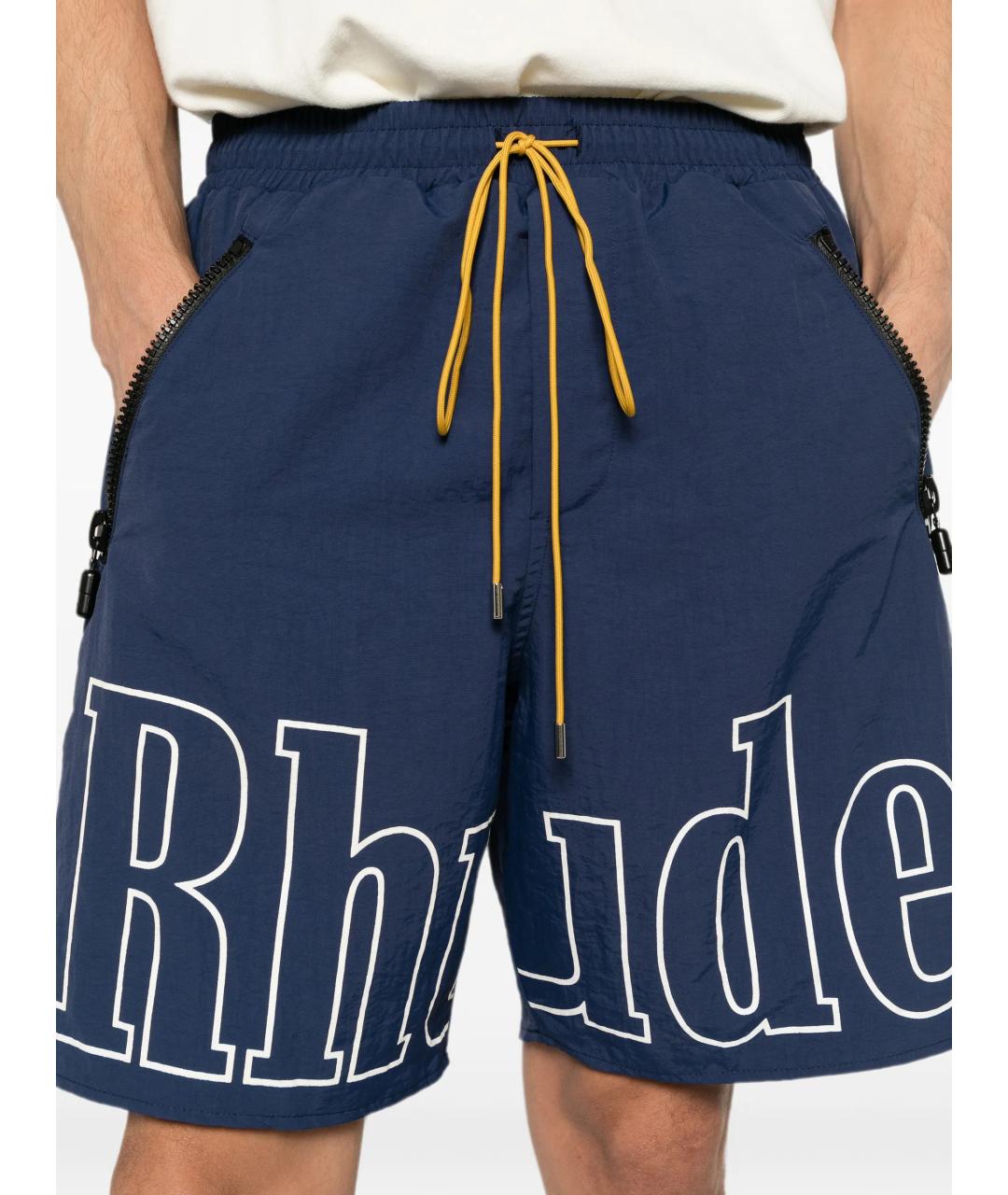 RHUDE Синие шорты, фото 5
