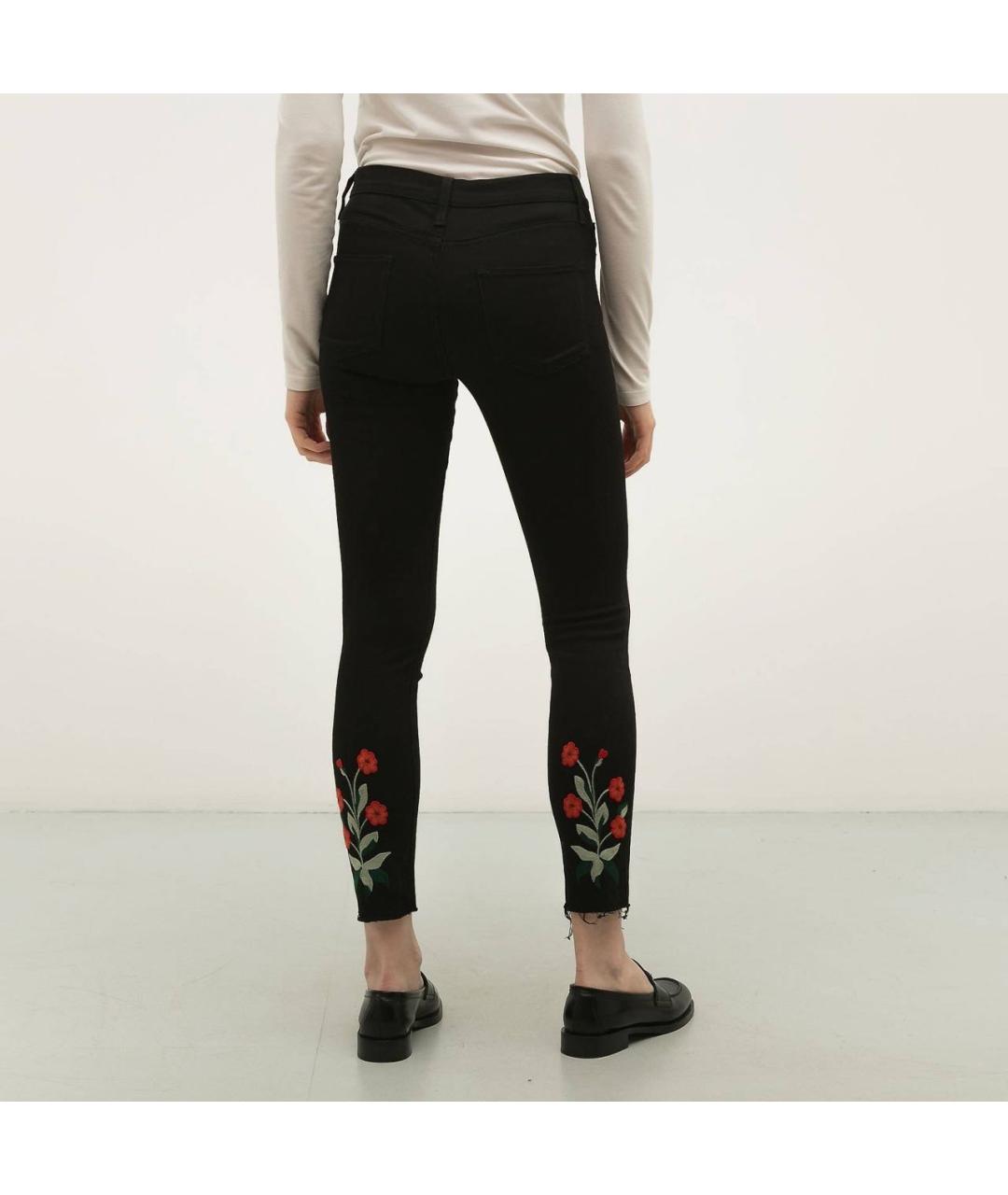 GUCCI Черные хлопко-эластановые джинсы слим, фото 2