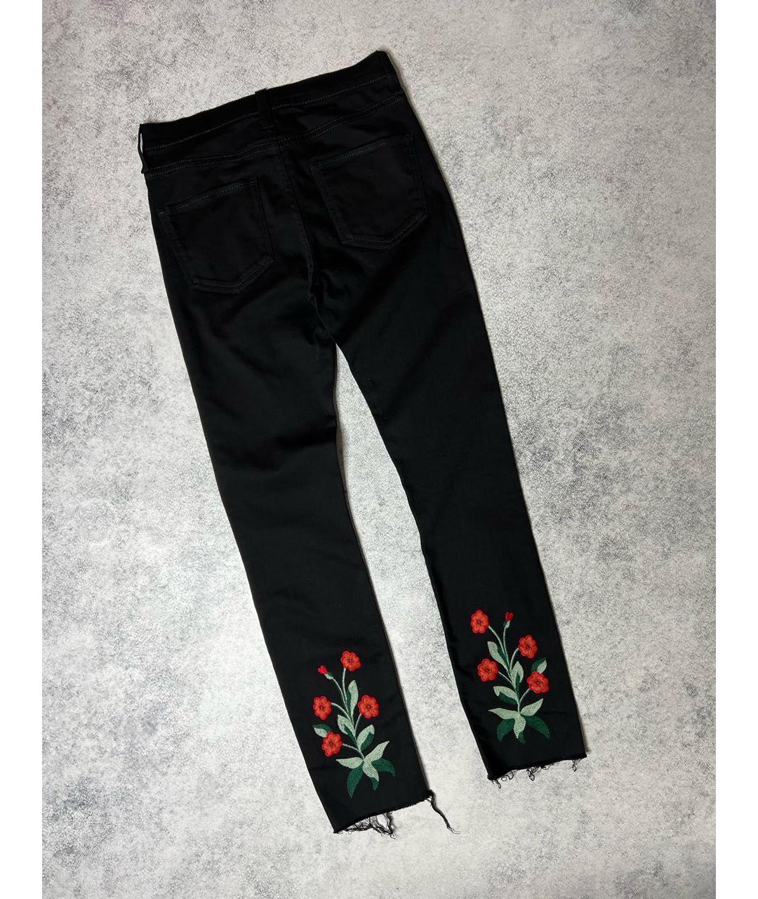 GUCCI Черные хлопко-эластановые джинсы слим, фото 9