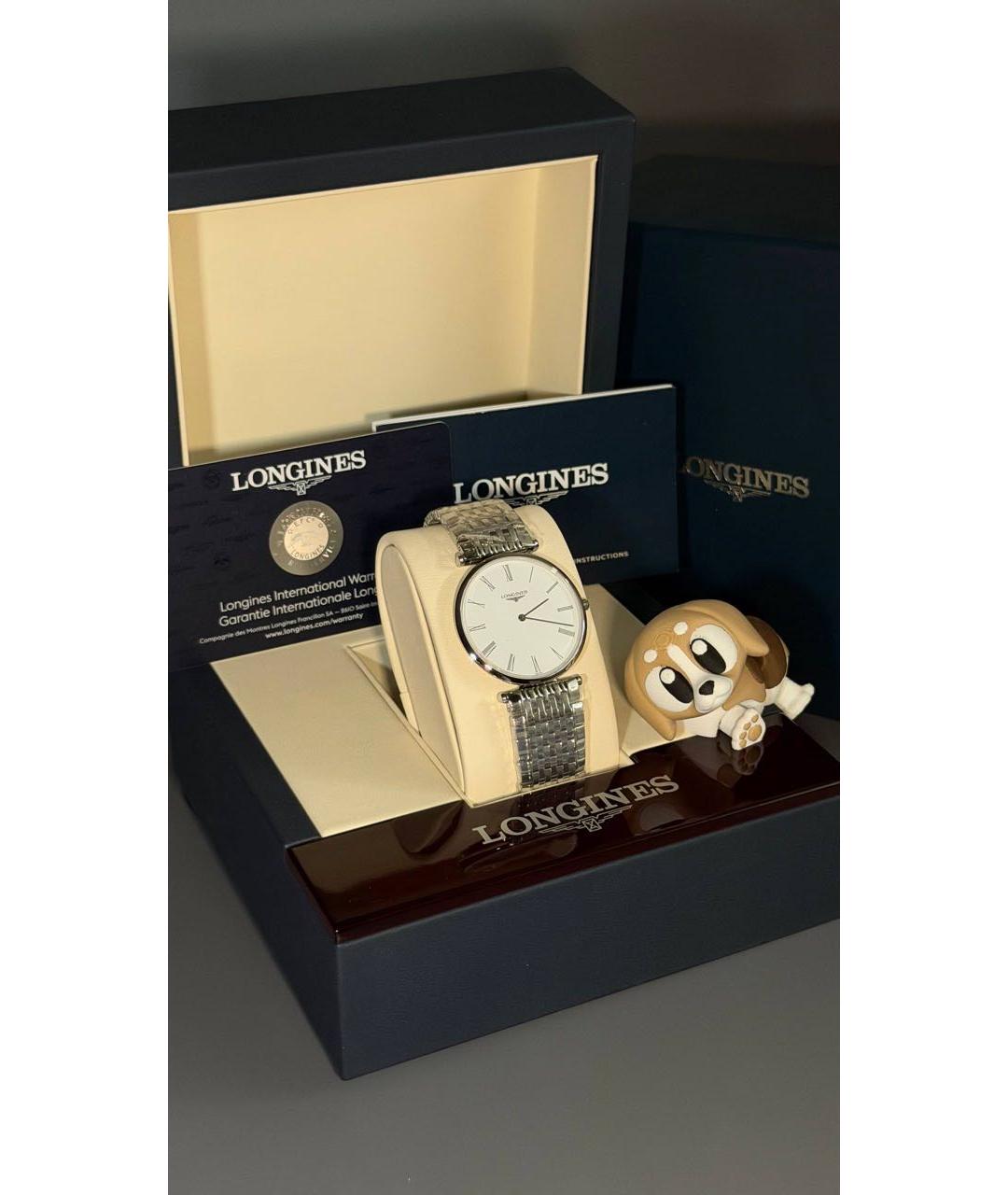 LONGINES Белые часы, фото 5
