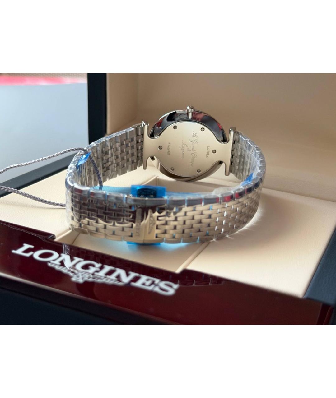 LONGINES Белые часы, фото 3