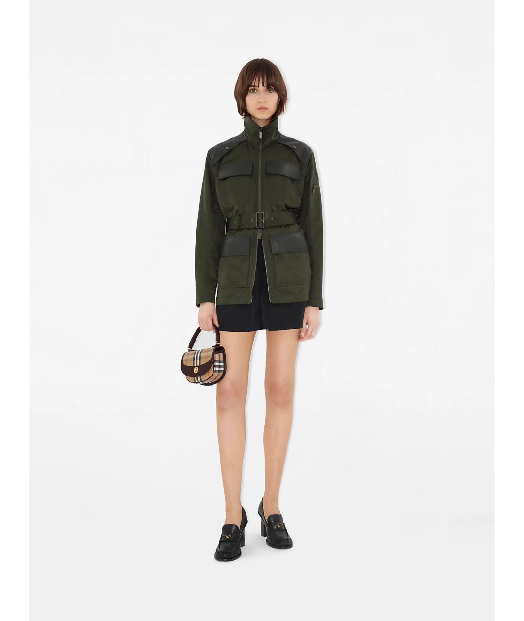 BURBERRY Бежевая хлопковая сумка с короткими ручками, фото 3