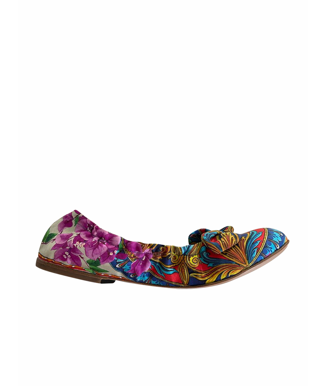 DOLCE&GABBANA Мульти текстильные балетки, фото 1
