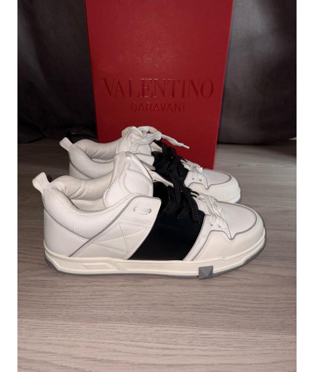 VALENTINO Белые низкие кроссовки / кеды, фото 8
